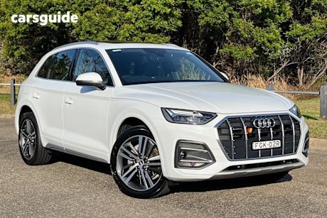 White 2021 Audi Q5 Wagon 40 TDI Quattro Sport Mhev