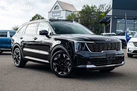Black 2025 Kia Sorento Wagon GT-LINE 4X4
