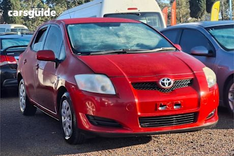 Red 2007 Toyota Corolla Hatchback Ascent