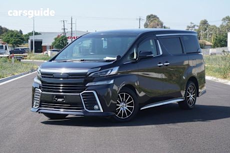 Black 2016 Toyota Vellfire Wagon