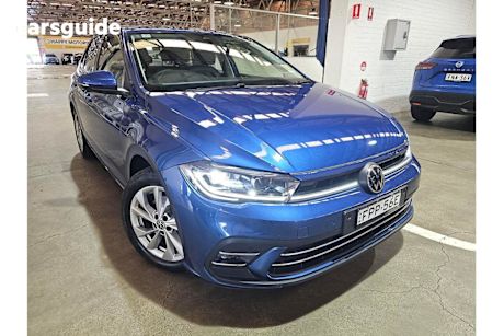 Blue 2025 Volkswagen Polo Hatch 85TSI STYLE F