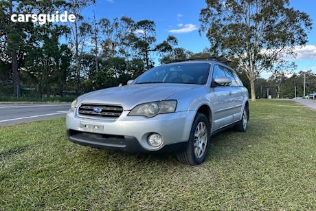 Silver 2004 Subaru Outback Wagon 2.5I