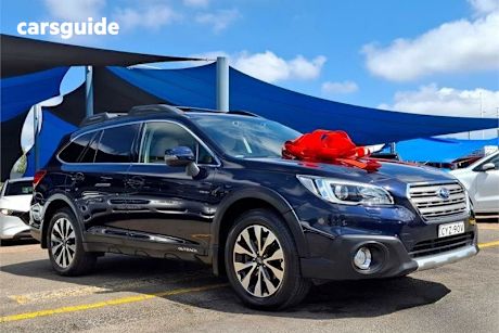 Blue 2015 Subaru Outback Wagon 2.5I Premium