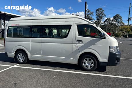 White 2013 Toyota Hiace Bus Commuter