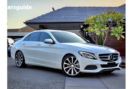 White 2016 Mercedes-Benz C-CLASS Sedan C250 D R