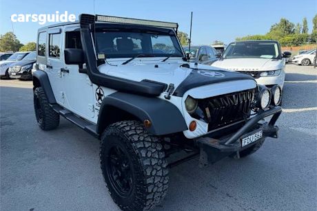 White 2010 Jeep Wrangler Hardtop Renegade (4X4)