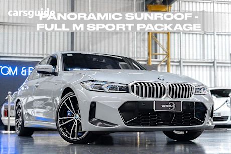 Grey 2022 BMW 330i Sedan M Sport