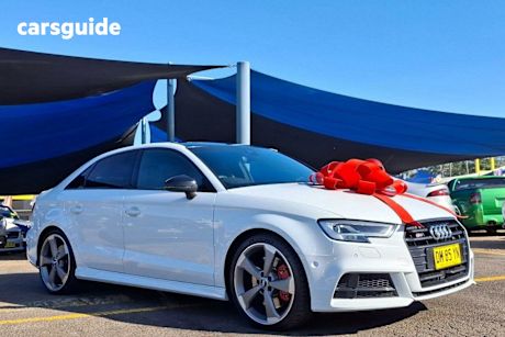 White 2020 Audi S3 Sedan 2.0 Tfsi Quattro