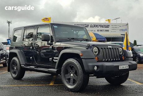 Black 2010 Jeep Wrangler Hardtop Unlimited Renegade (4X4)