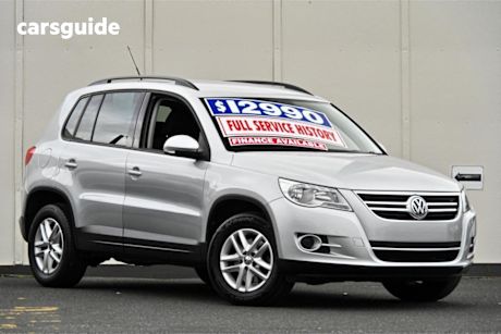 Silver 2011 Volkswagen Tiguan Wagon 125 TSI