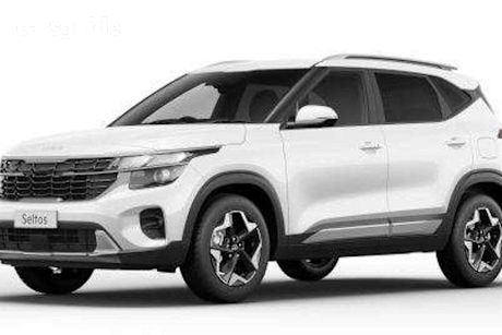 White 2025 Kia Seltos Wagon SPORT+ 4X4