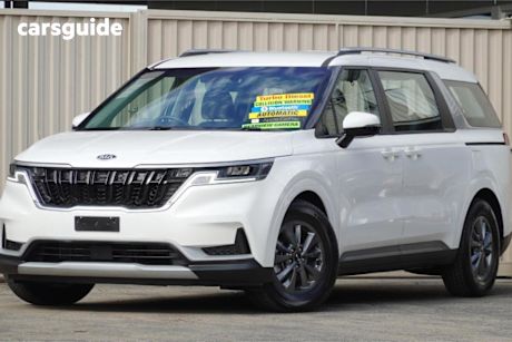White 2021 Kia Carnival Wagon S