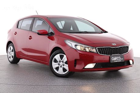 Red 2017 Kia Cerato Hatch S F
