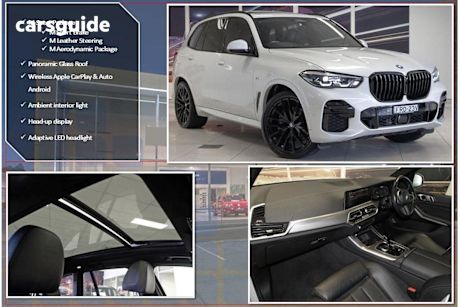 White 2022 BMW X5 Wagon Xdrive30D M Sport