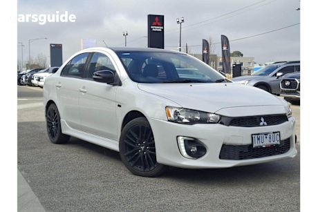 White 2017 Mitsubishi Lancer Sedan BLACK EDITION F
