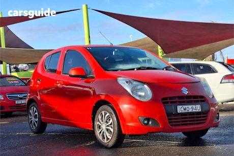 Red 2013 Suzuki Alto Hatchback GL