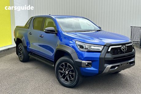Blue 2024 Toyota Hilux Double Cab Pick Up Rogue 48V (4X4)