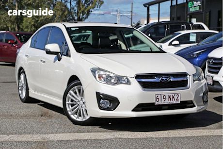 White 2013 Subaru Impreza Sedan 2.0I-S 4WD