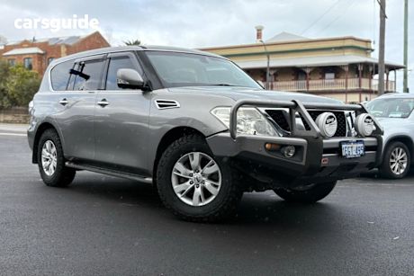 Grey 2013 Nissan Patrol Wagon Ti-L (4x4) Y62