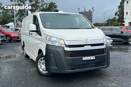 White 2022 Toyota Hiace Van LWB