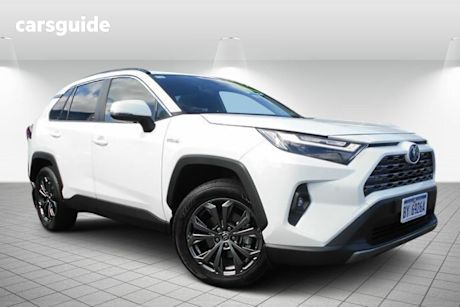 White 2022 Toyota RAV4 Wagon GXL (awd) Hybrid
