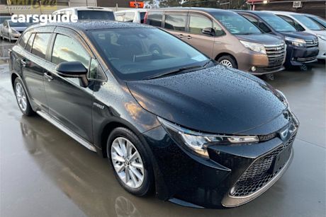 Black 2019 Toyota Corolla Wagon Touring Hybrid