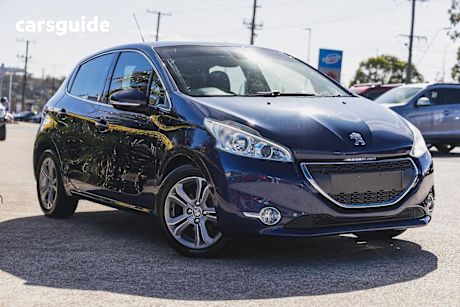Blue 2012 Peugeot 208 Hatchback Allure