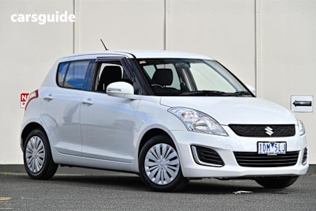 White 2014 Suzuki Swift Hatchback GL
