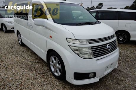 White 2003 Nissan Elgrand Wagon Highwaystar