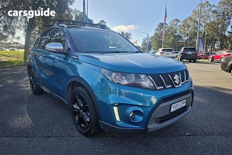 Blue 2016 Suzuki Vitara Wagon S Turbo (fwd)