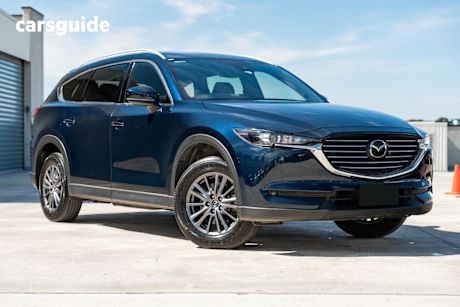 Blue 2020 Mazda CX-8 Wagon Touring (fwd)