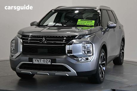 Grey 2022 Mitsubishi Outlander Wagon Aspire 7 Seat (2WD)