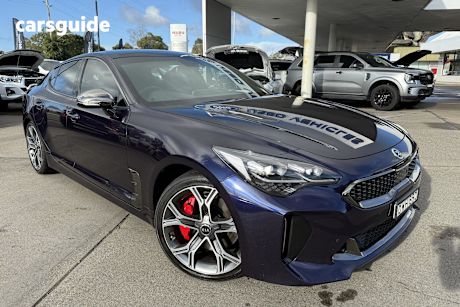 Blue 2018 Kia Stinger Sedan GT (black Leather)