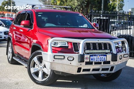 Red 2015 Jeep Grand Cherokee Wagon Limited (4X4)