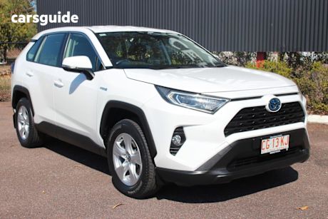 White 2021 Toyota RAV4 Wagon GX (awd) Hybrid