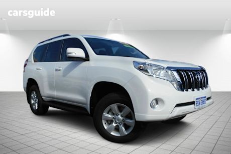 White 2015 Toyota Landcruiser Prado Wagon GXL (4X4)
