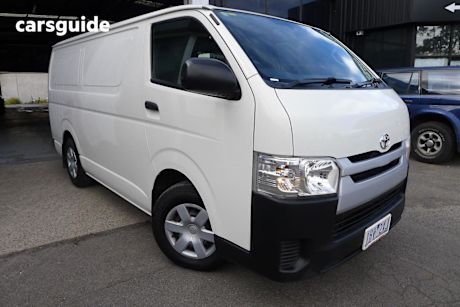White 2016 Toyota Hiace Van LWB