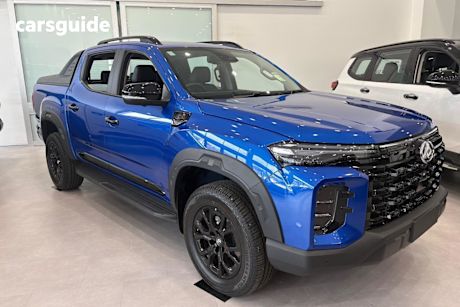 Blue 2024 LDV T60 Double Cab Utility MAX Mega TUB (4X4)