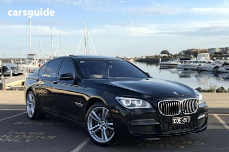 Black 2013 BMW 730D Sedan