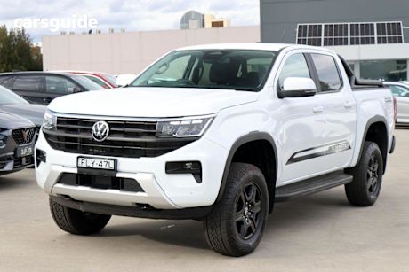 White 2024 Volkswagen Amarok Ute Tray TDI500 LIFE 4X4