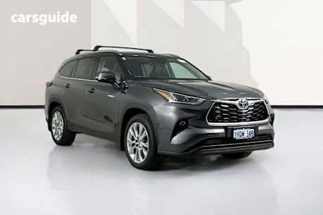 Grey 2022 Toyota Kluger Wagon Grande Hybrid AWD