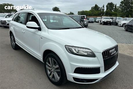 White 2012 Audi Q7 Wagon 3.0 TDI Quattro