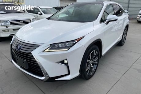 White 2017 Lexus RX450H SUV Hybrid