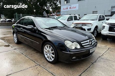 Black 2006 Mercedes-Benz CLK200 Coupe Kompressor Avantgarde