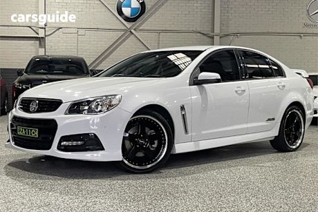 White 2015 Holden Commodore Sedan SS