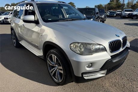 Silver 2009 BMW X5 Wagon Xdrive 30D