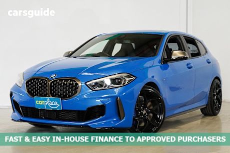 Blue 2020 BMW M135I Hatchback Xdrive