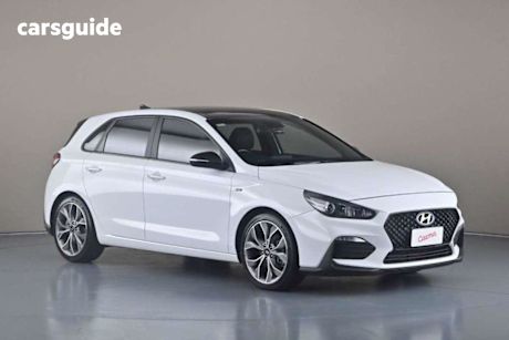 White 2020 Hyundai I30 Hatchback N Line (sunroof)