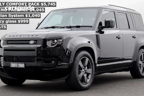 Black 2024 Land Rover Defender Wagon 110 D350 X-Dynamic HSE (220KW)