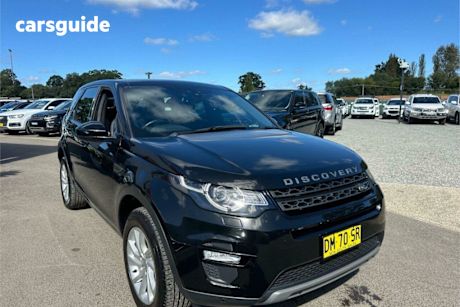 Black 2019 Land Rover Discovery Sport Wagon SD4 (177KW) SE AWD